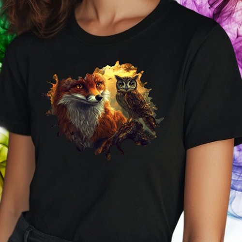 Frauen shirt fuchs - t-shirt, und