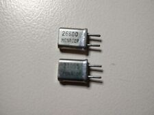 1 Paar Quarze 27.055MHz / 26.600MHz für RC Fernsteuerungen + CB-Funk (Kanal 8)