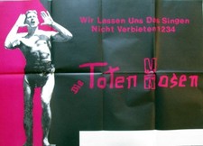TOTEN HOSEN - 1984 - In Concert - Wir lassen uns das Singen... Tour - Poster
