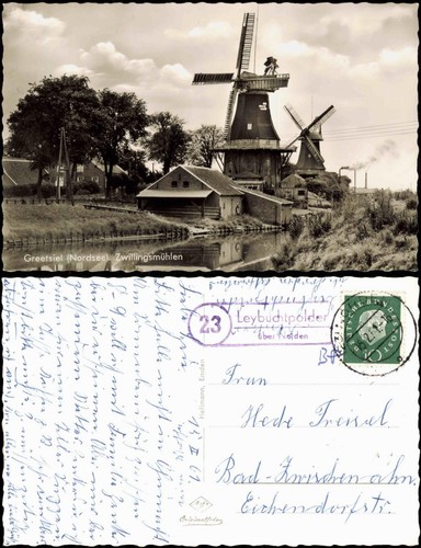 Ansichtskarte greetsiel - ansichtskarte,