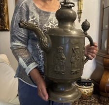 Antik Selten Zinn, schöne