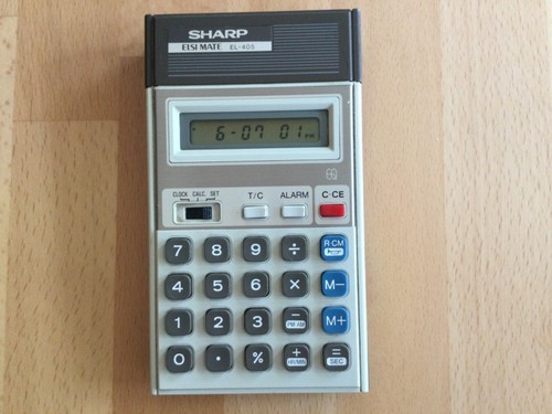Sharp taschenrechner elsi - sharp, |