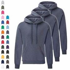 3er Pack  Fruit of the Loom Classic Hooded Sweat UNISEX Kapuzenpullover NEU