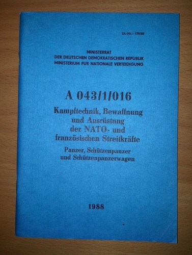 Nva ddr handbuch - nva,