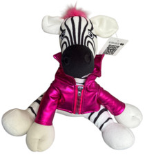 Aiutanda Motion Center Plüsch Zebra Plüschtier Kuscheltier Stofftier Pinke Jacke