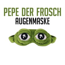 3D Anime Schlafaugenmaske Der Frosch Traurige Frosch Lustig Geschenk Eye Maske