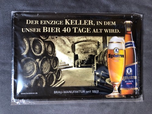 Blechschild landskron pilsner - blechschild,