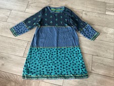 Kleid XL Blau mit Muster Gudrun Sjöden 100% Baumwolle