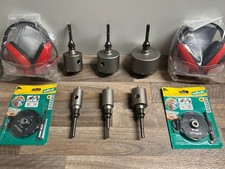 Restposten Wolfcraft Lochsägen SDS Plus Lochsäge Schutzbrillen Gehörschutz