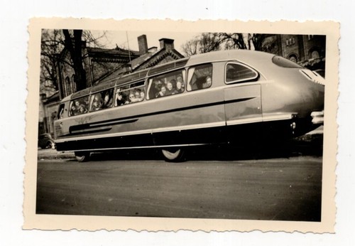 Foto stromlinien bus oldtimer - foto,