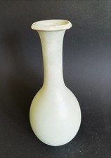 Richard Bampi 1930/40er Jahre, Vase, hochgebrannte Irdenware. helltürkisfarb