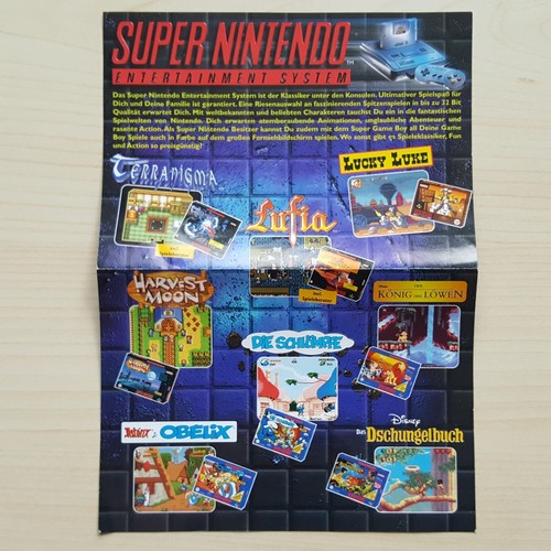 Super nintendo snes flyer - super,