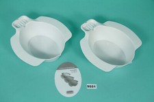 Sundo Einsatz-Bidet Sitzbad Toiletteneinsatz 2er-Set weiß #9551