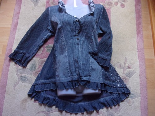 Tredy blusen jacke oberteil - blusen,