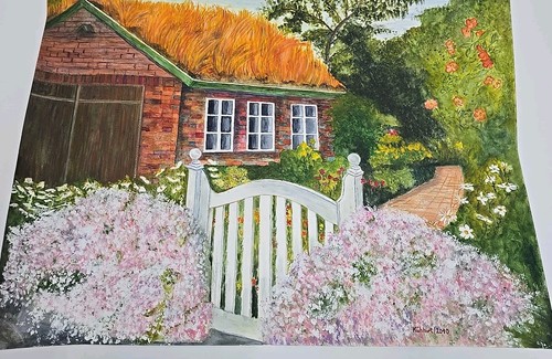 Aquarell gemälde karton - aquarell, gemälde/karton-