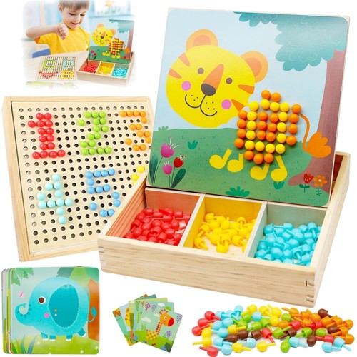 Mosaik steckspiel holz 240 - mosaik,