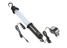 Handlampe LED Akku Stableuchte 3W 60 LEDs 200 Lumen mit Ladegerät 230V IP20