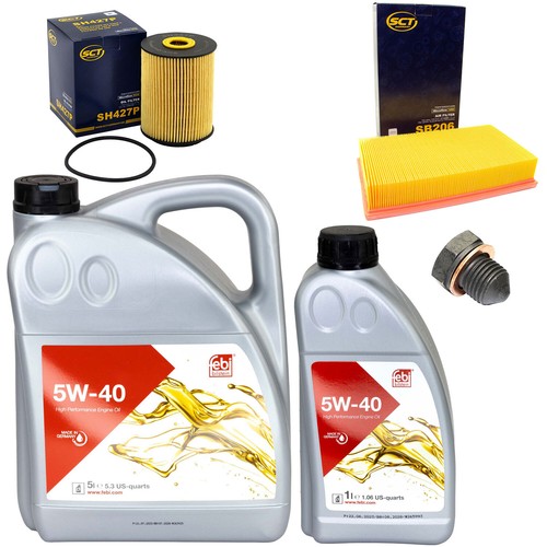 Motoröl filter set 6 - 5w-40,