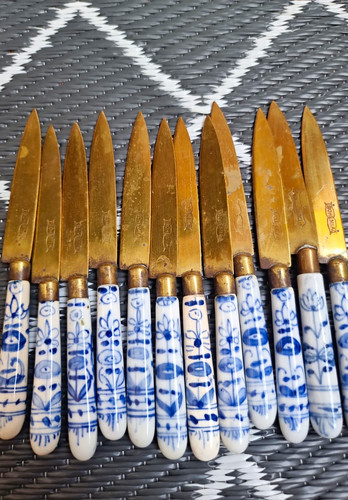 Bohemia messer blau - messer, blau-weiß