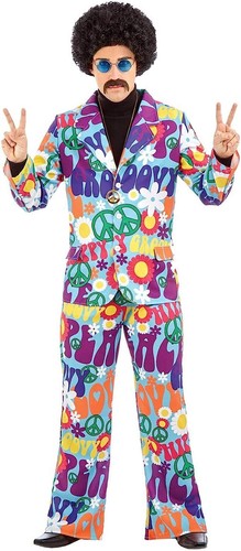 70er jahre hippie kostüm - jahre,