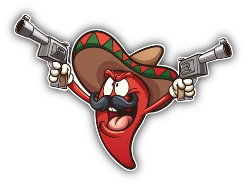 Autoaufkleber chili bandit - chili,