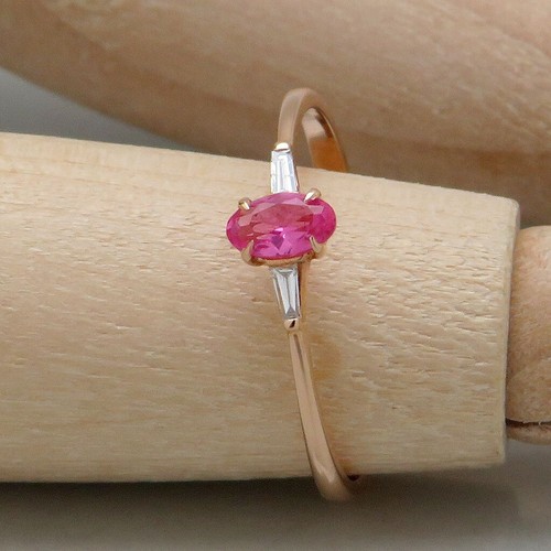 Ring damen gold - 0,04ct, g-si