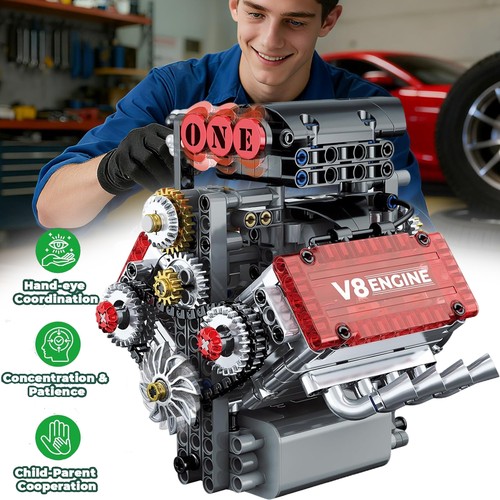 Technik motor modell - technik, v8