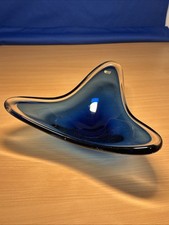 WMF Kristall Glasschale blau