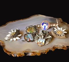 6 Anstecknadeln Trachten