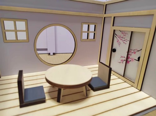 Miniatur puppenhaus - miniatur,