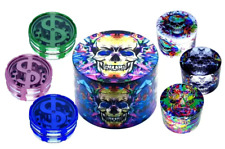 Grinder 4-tlg Metall Mühle Tabakmühle Gewürz Crusher Tabak Gewürzmühle