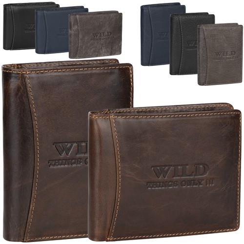 Rfid echt leder portemonnaie - rfid,