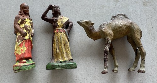 Vintage alte hohlguss figur - vintage, hohlguss-figur