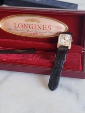 Longines Vintage 14K Weißgold Ref: 2041P mit Diamantbesatz 22 mm Handaufzug 1960