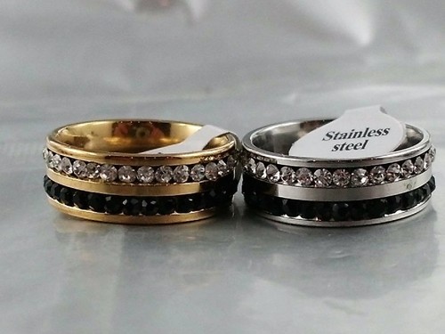 Edelstahl ring doppelte - edelstahl,