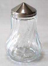 Zuckerstreuer Glas und