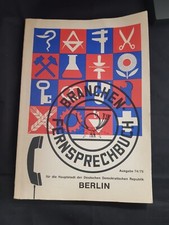 Branchen FERNSPRECHBUCH BERLIN
