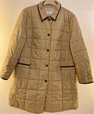 Damen Stepp Mantel Gr.44/46 Beige  Elegance