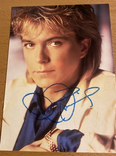 David cassidy autogrammkarte - david,
