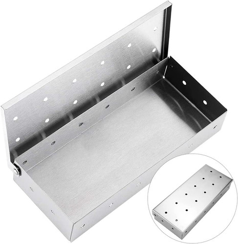 Räucherbox edelstahl bbq - edelstahl,,