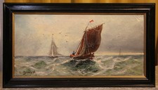 L. DULLN (19. Jh.) Ölgemälde