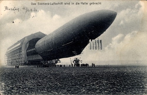 Luftschiff wird die - wird, in