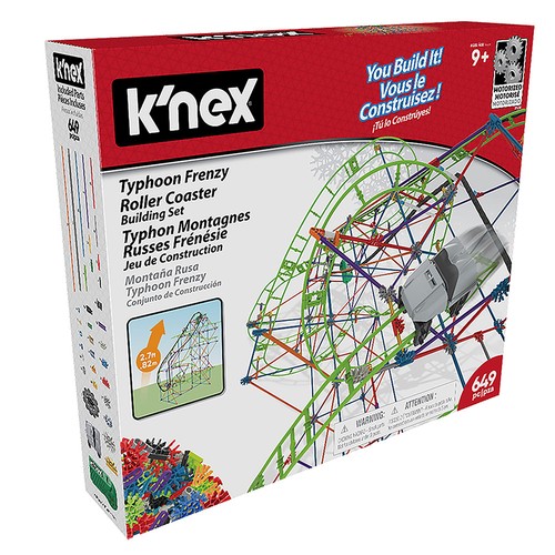 Knex roller coaster typhoon - knex,