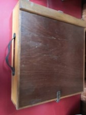 Werkzeugkasten Kasten Werkzeugkoffer Koffer Holz älter Dachbodenfund  