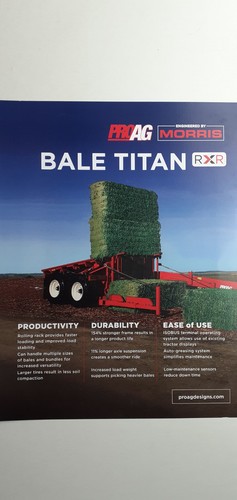 Morris proag bale titan rxr - bale,