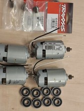 4 DC-Motoren JOHNSON TC785LG/ES,  3 Ritzel und 8 Kugellager , unbenutzt