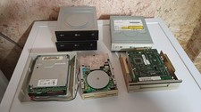 Konvolut –6x PC-Laufwerke /Retro Hardware– LG DVD,Iomega ZIP, Floppy-Bastlerware