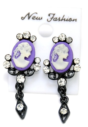 Vintage kamee rhinestone - vintage,