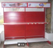 TEGOMETALL GETRÄNKEMARKTREGAL LADENEINRICHTUNG TEGO REGALSYSTEM REGALE WAND