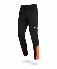 PUMA Herren Individualfinale Trainingshose Strickhose, Black-Fiery Coral, S